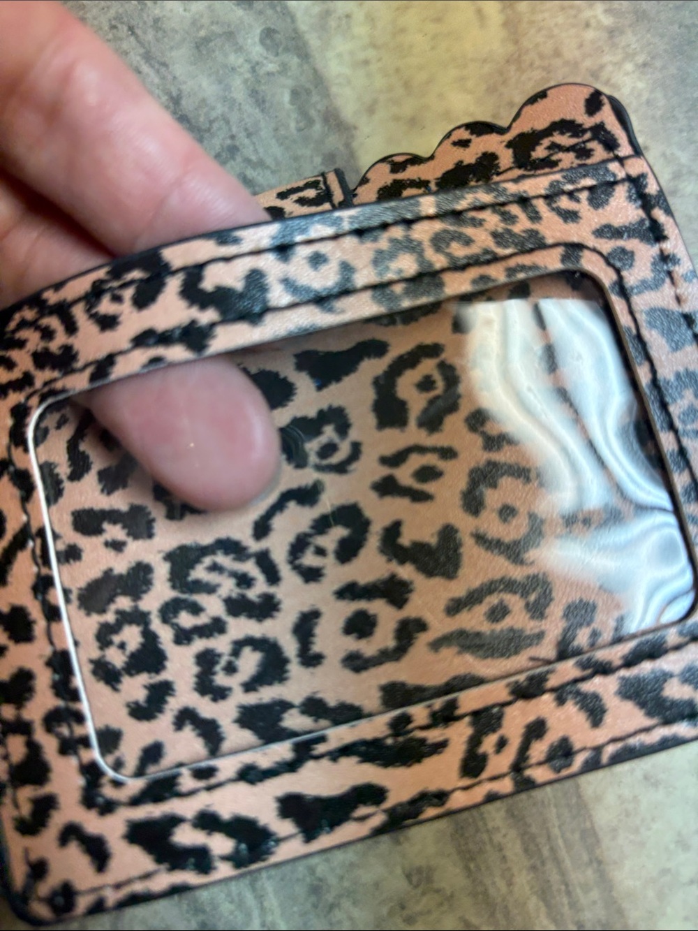 Pink Leopard Card & Beaded Wristlet Keychain - Picture 5 of 6